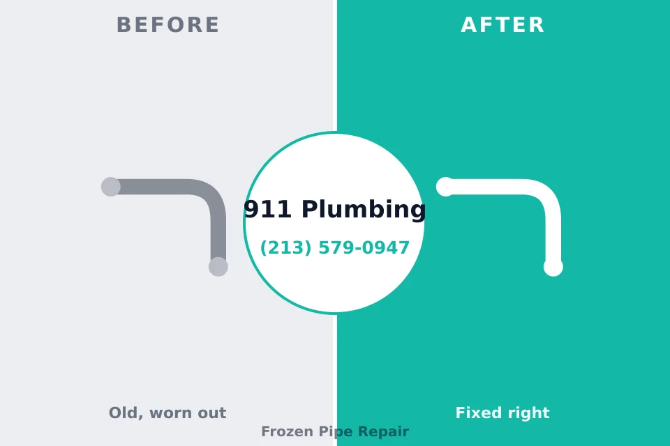 Before and after: plumbing company Collinsville, MS